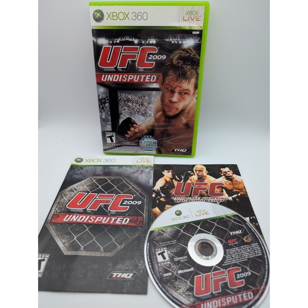 UFC 2009 Undisputed (Microsoft Xbox 360) Complete With Insert CIB Excellent